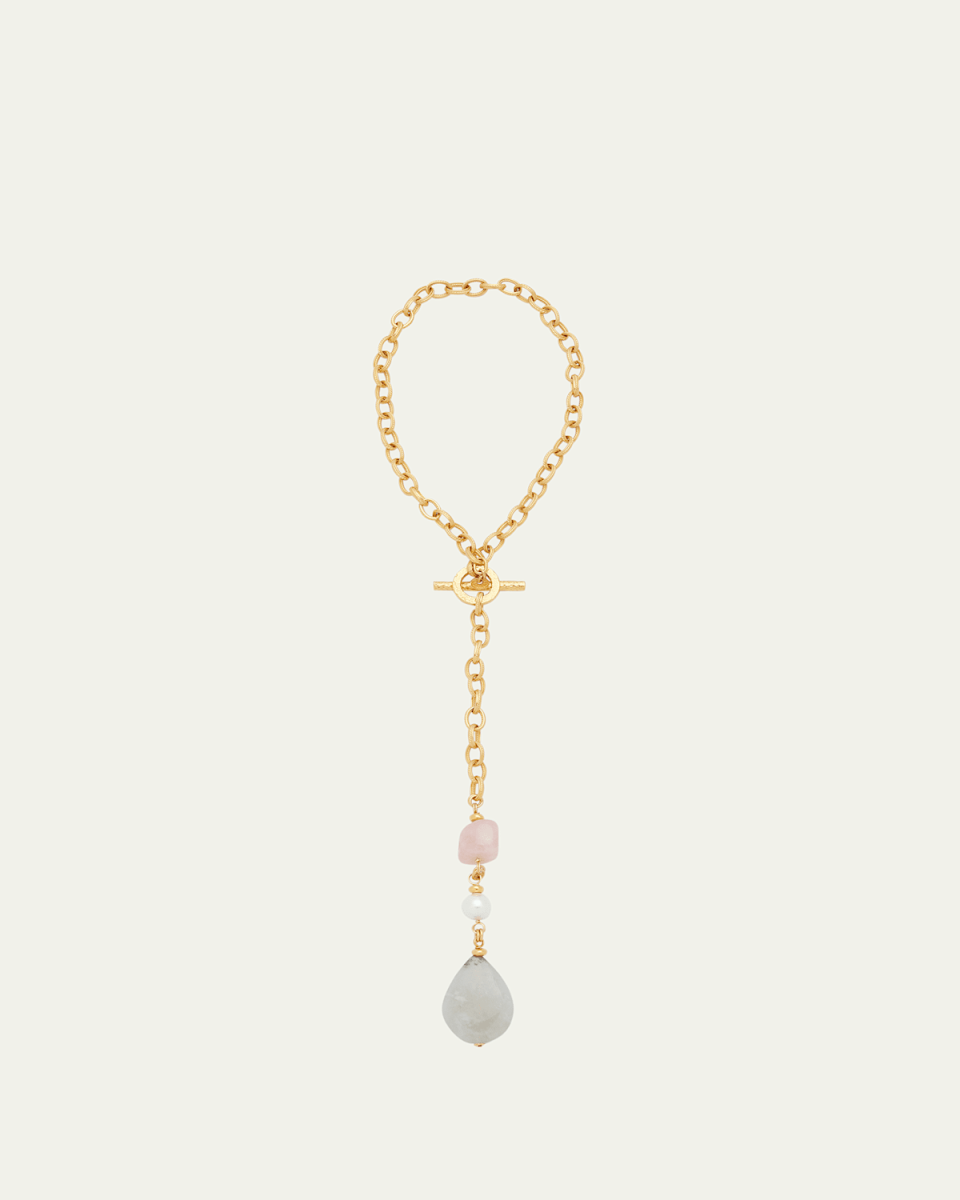 24K YG Electroplated Necklac